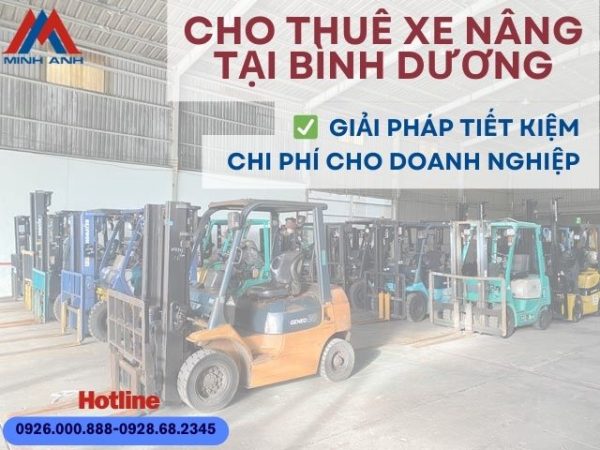 DỊCH VỤ CHO THUÊ XE NÂNG TẠI BÌNH DƯƠNG MỚI NHẤT 2024