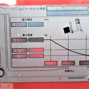 XE NÂNG ĐIỆN ĐỨNG LÁI 1.5 TẤN UNICARRIERS FRHB15-8WA-02